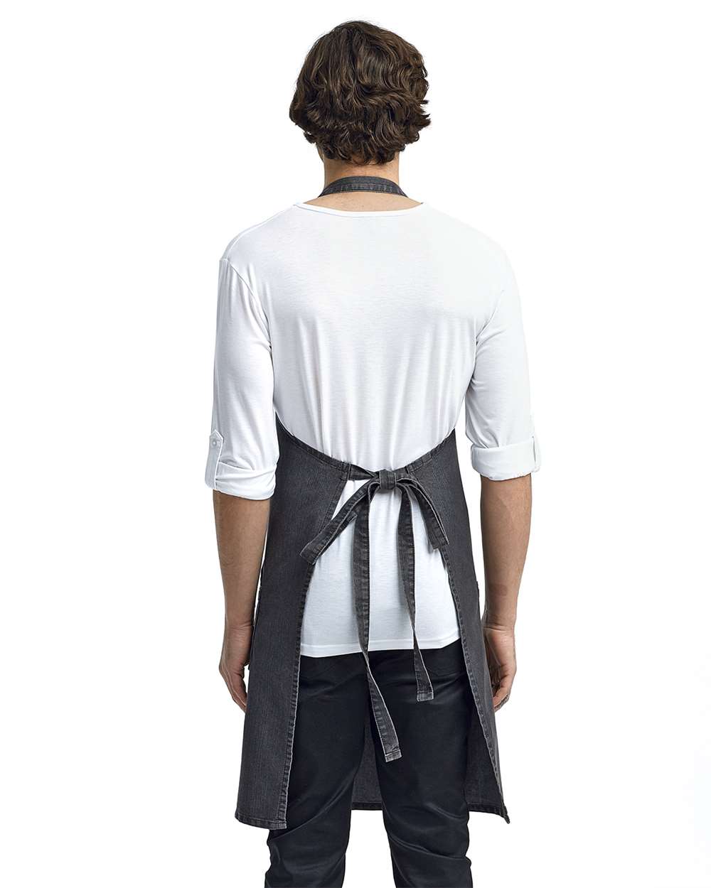 Jeans Stitch Denim Bib Apron