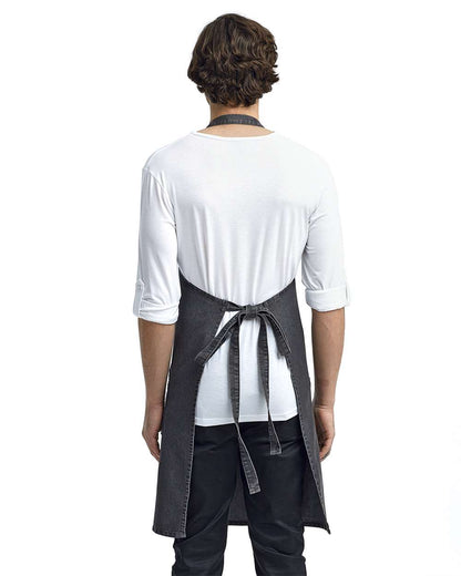Jeans Stitch Denim Bib Apron