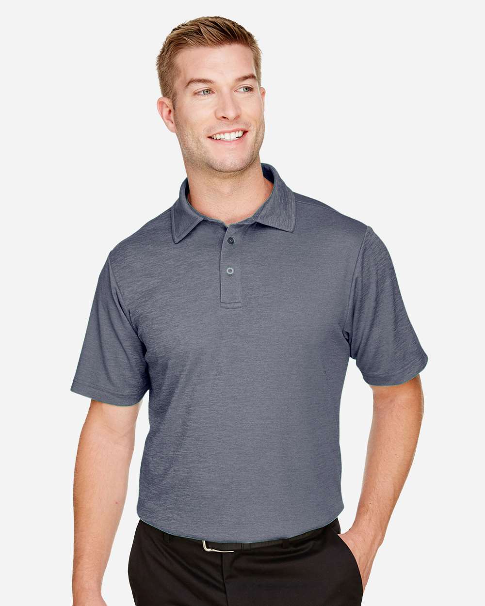 Men's CrownLux PerformanceÂ® Address MÃ©lange Polo