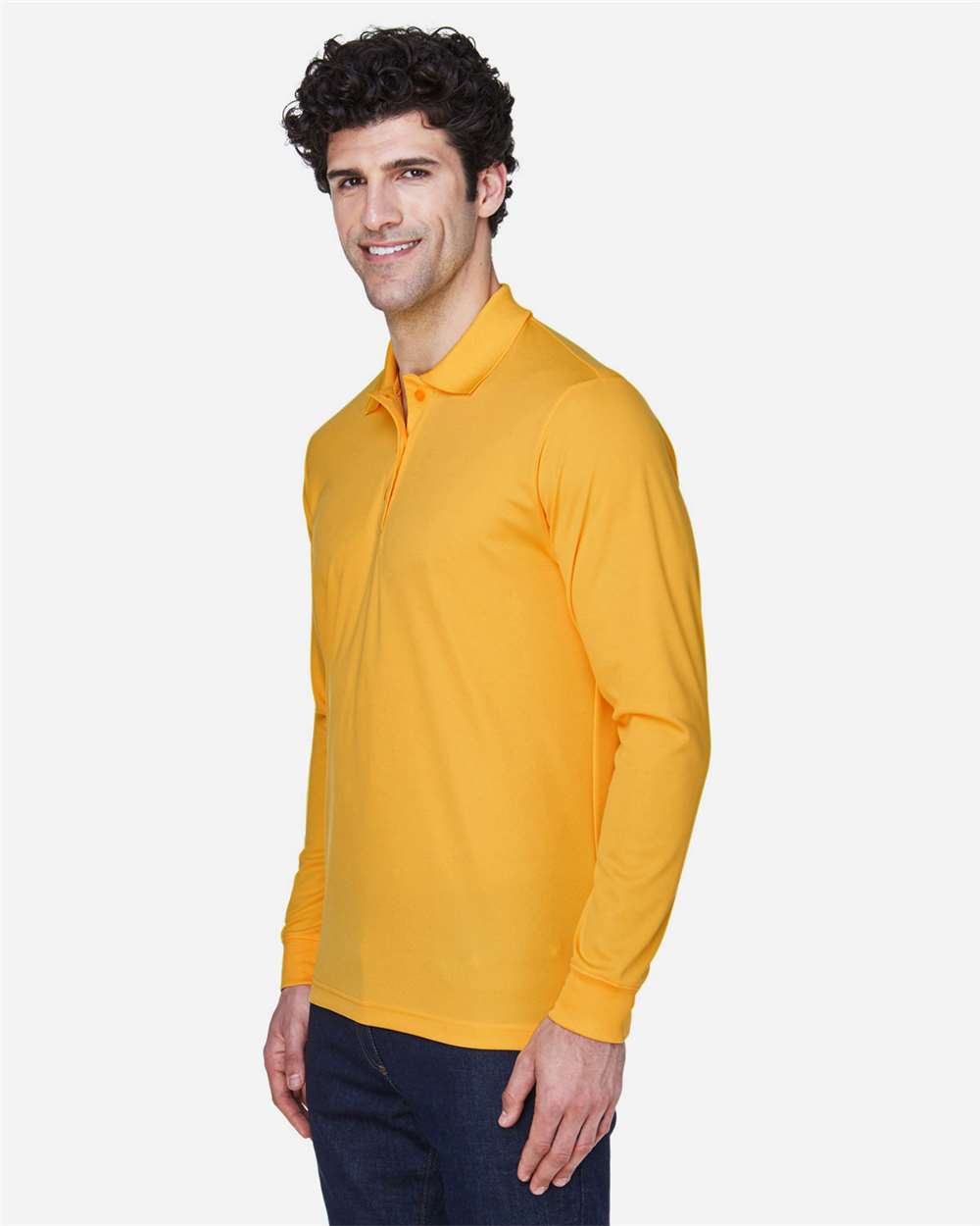 Men's Pinnacle Performance Long Sleeve PiquÃ© Polo