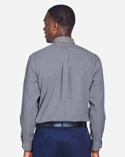 Men's Crown CollectionÂ® Gingham Check Woven Dress Shirt