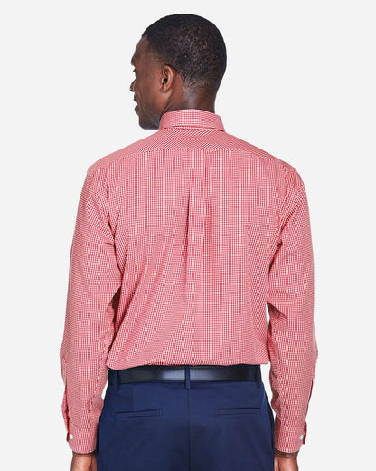 Men's Crown CollectionÂ® Gingham Check Woven Dress Shirt