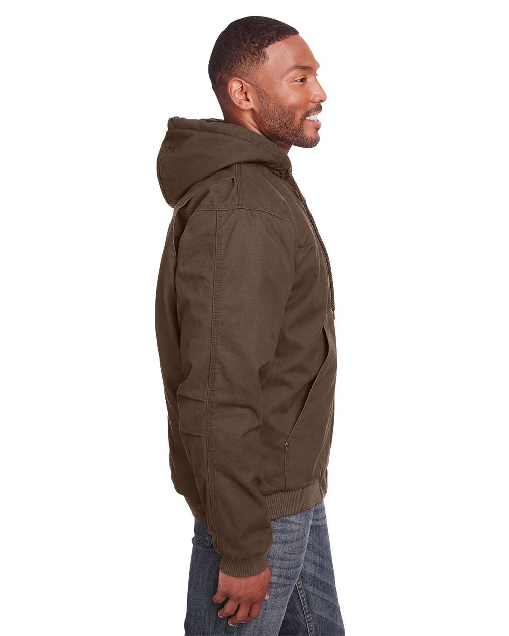 Men's Heartland Washed Cotton Duck Hooded Jacket