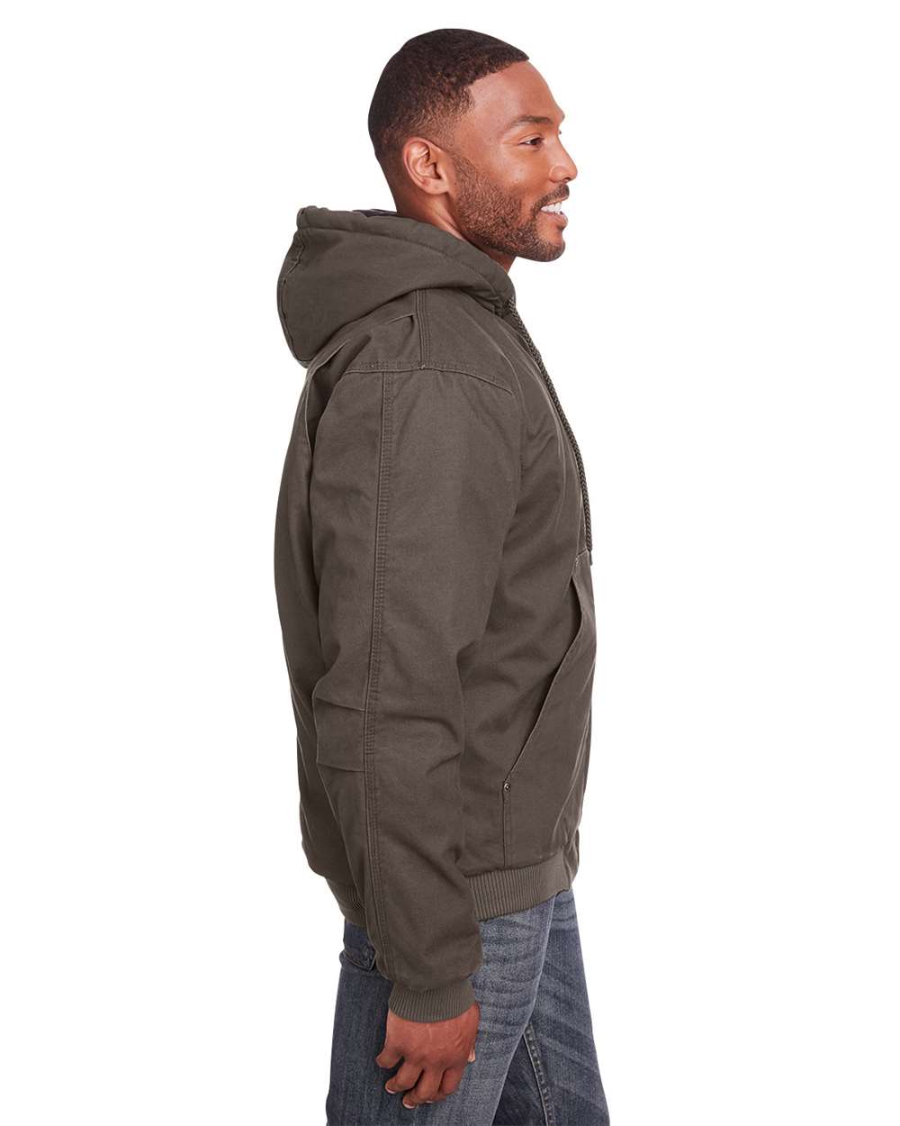 Men's Heartland Washed Cotton Duck Hooded Jacket
