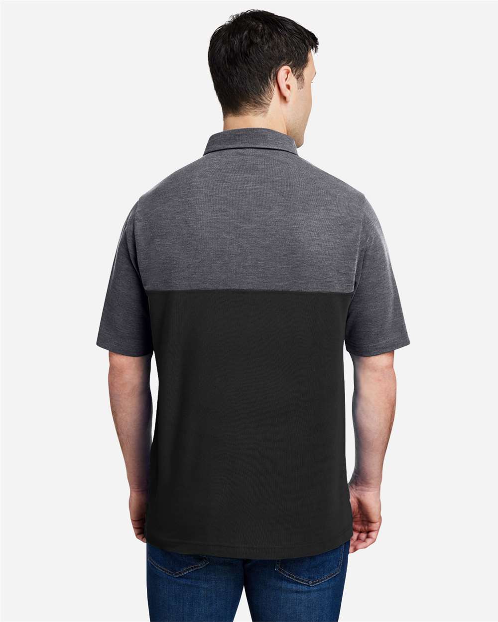 Men's Fusion ChromaSoftÂ™ Colorblock Polo