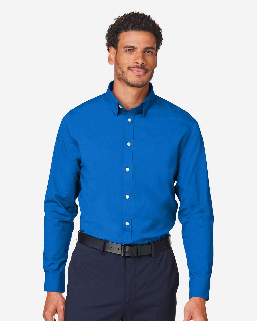 Men's CrownLux PerformanceÂ® Spencer Poplin Dress Shirt