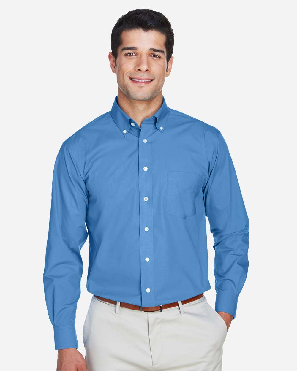 Men's Tall Crown CollectionÂ® Broadcloth Woven Dress Shirt
