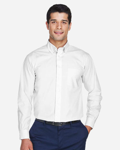 Men's Tall Crown CollectionÂ® Broadcloth Woven Dress Shirt