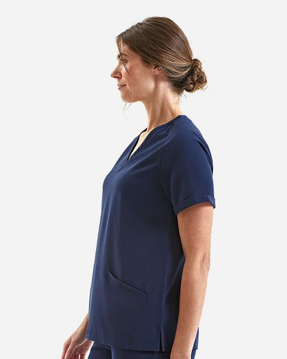 Women's Invincible V-Neck Stretch Scrub Top