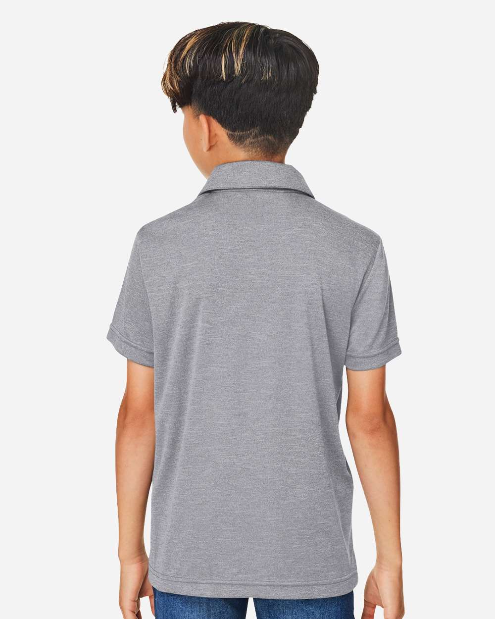 Youth Zone Sonic Heather Performance Polo