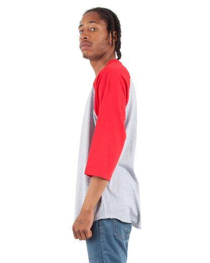 Unisex Three-Quarter Sleeve Raglan T-Shirt
