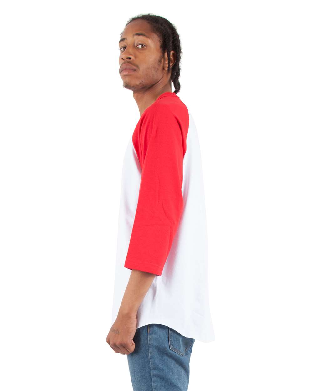Unisex Three-Quarter Sleeve Raglan T-Shirt
