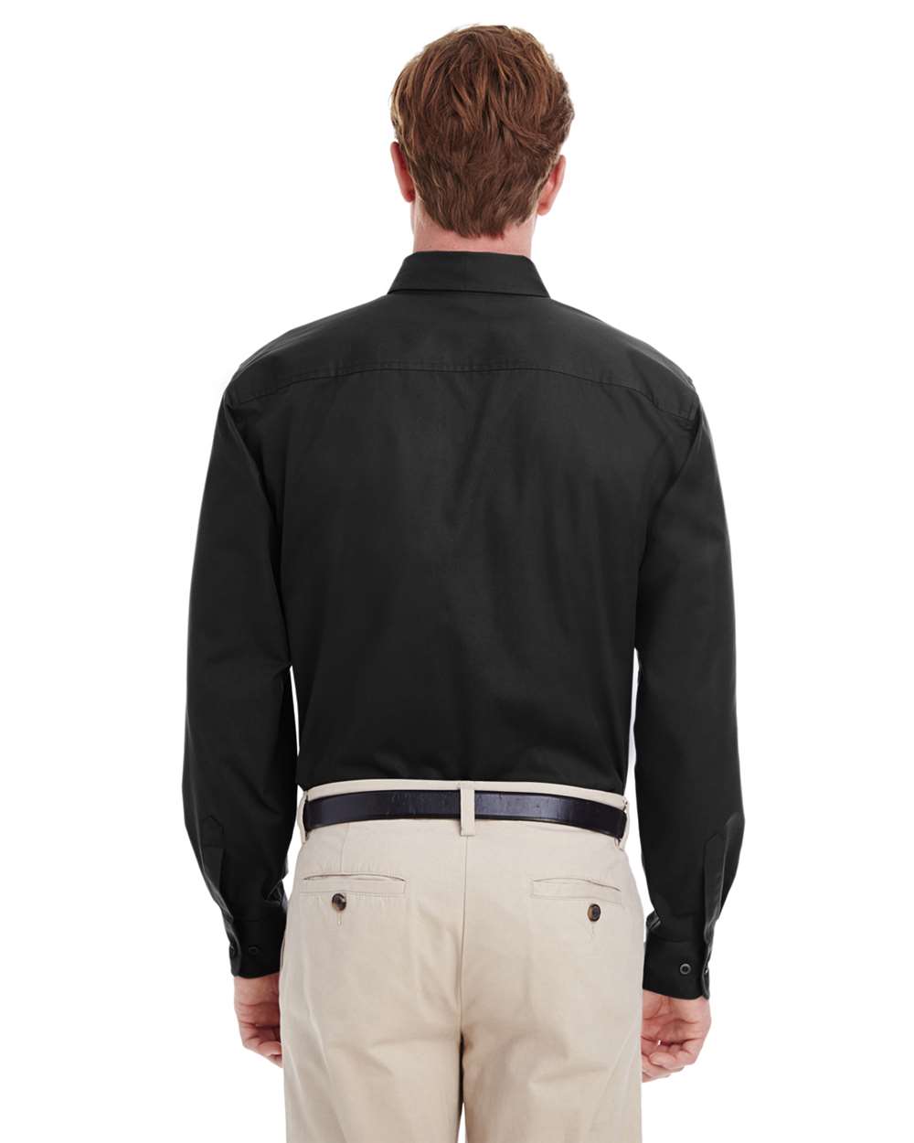Men's Foundation Cotton Twill Dress Shirt with Teflon