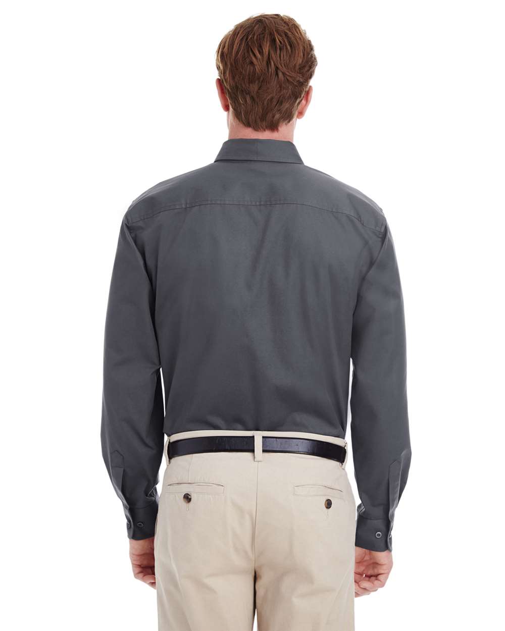 Men's Foundation Cotton Twill Dress Shirt with Teflon