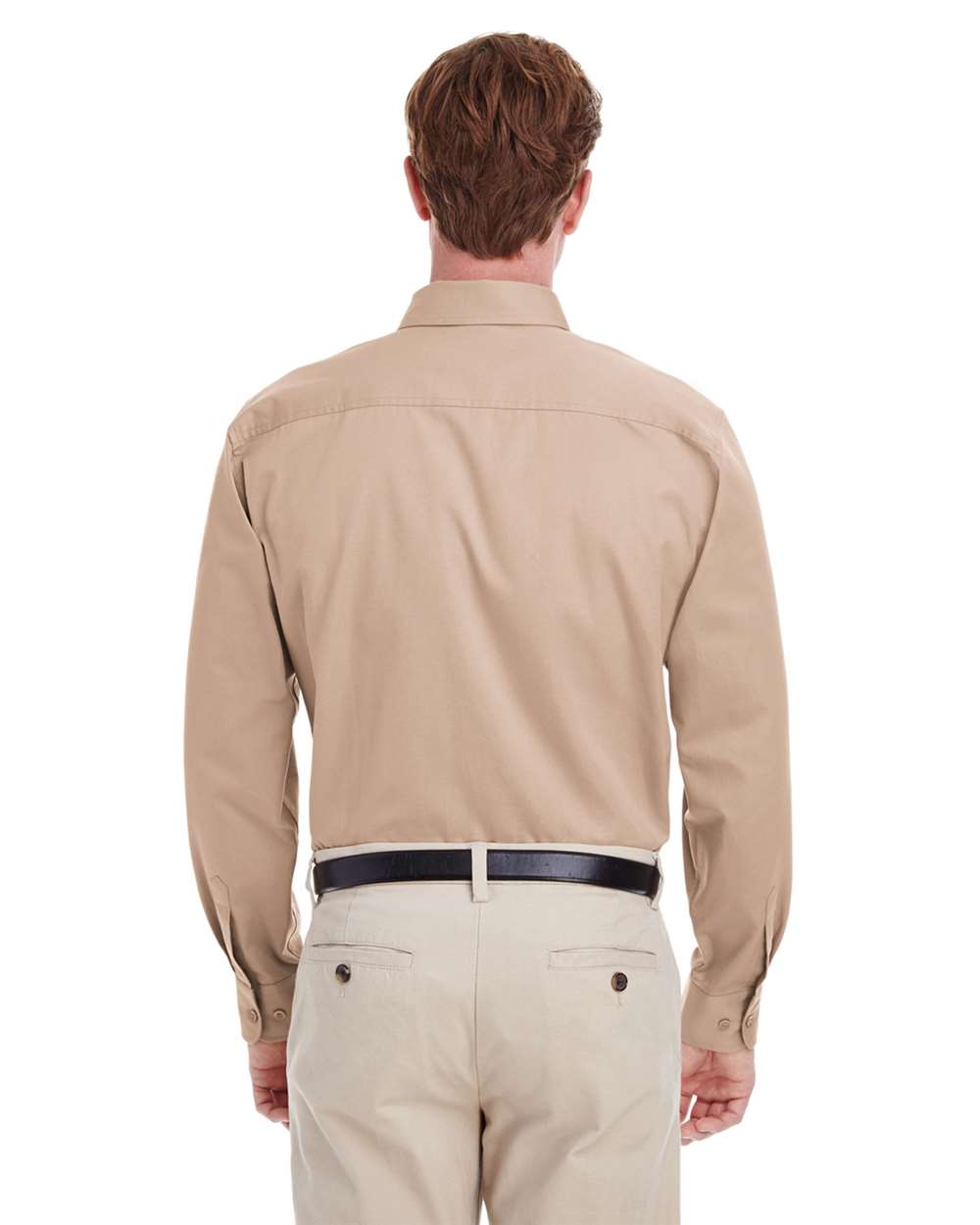 Men's Foundation Cotton Twill Dress Shirt with Teflon