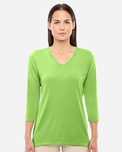 Women's Perfect FitÃ‚â„¢ Bracelet-Length t-V-Neck Top