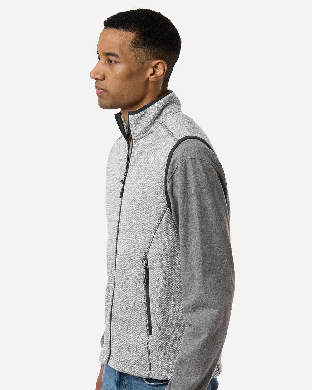 Men's Jasper Jacquard Fleece Vest