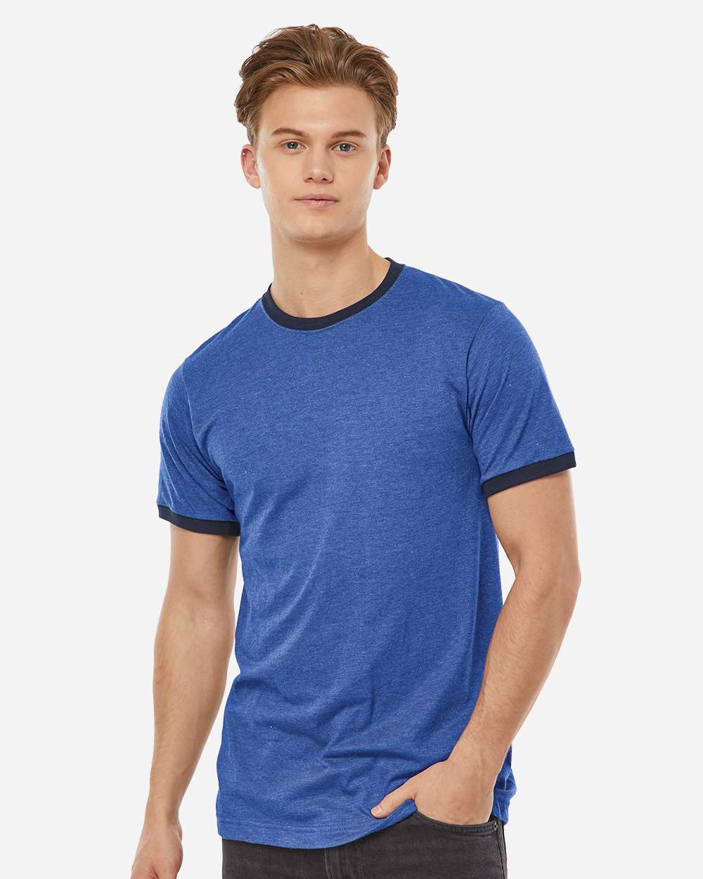 Unisex Fine Jersey Ringer T-Shirt