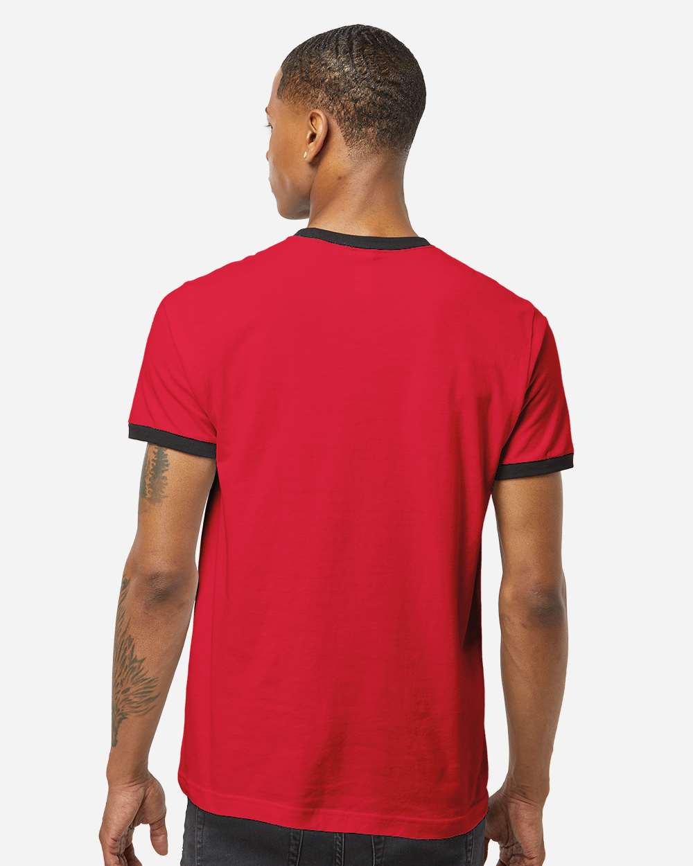 Unisex Fine Jersey Ringer T-Shirt