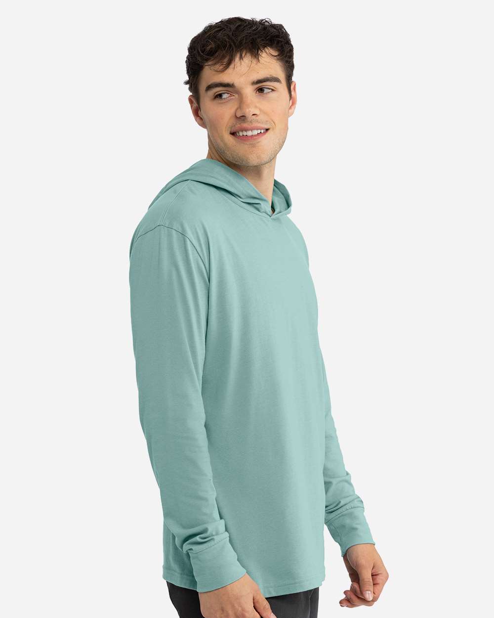 Unisex CVC Hoodie Long Sleeve T-Shirt