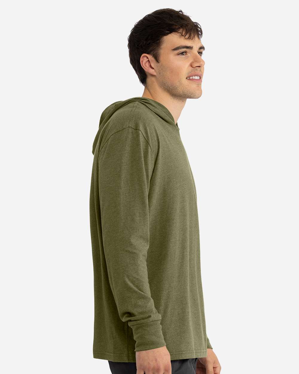 Unisex CVC Hoodie Long Sleeve T-Shirt