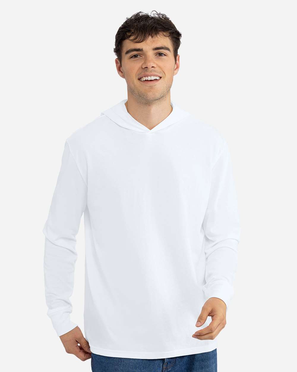 Unisex CVC Hoodie Long Sleeve T-Shirt