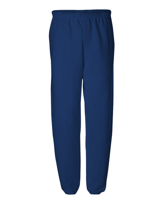 Adult 9.5 oz. Super SweatsÂ® NuBlendÂ® Fleece Pocketed Sweatpants 2XL ROYAL