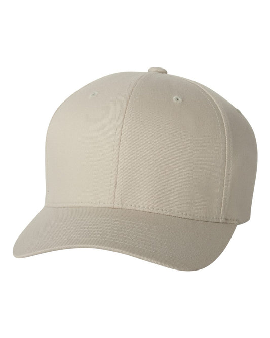Flexfit 6277 Wooly Unisex Combed Cap, Stone, Large-X-Large