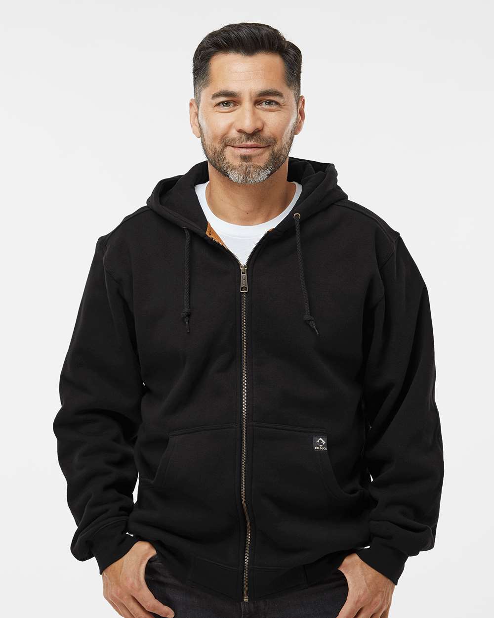 Men's Tall Crossfire Heavyweight Power Fleece Hooded Jacket with Thermal Lining