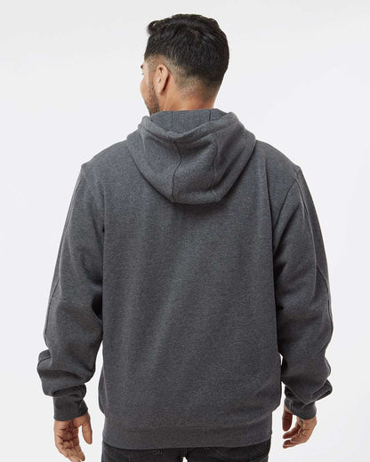 Men's Tall Crossfire Heavyweight Power Fleece Hooded Jacket with Thermal Lining