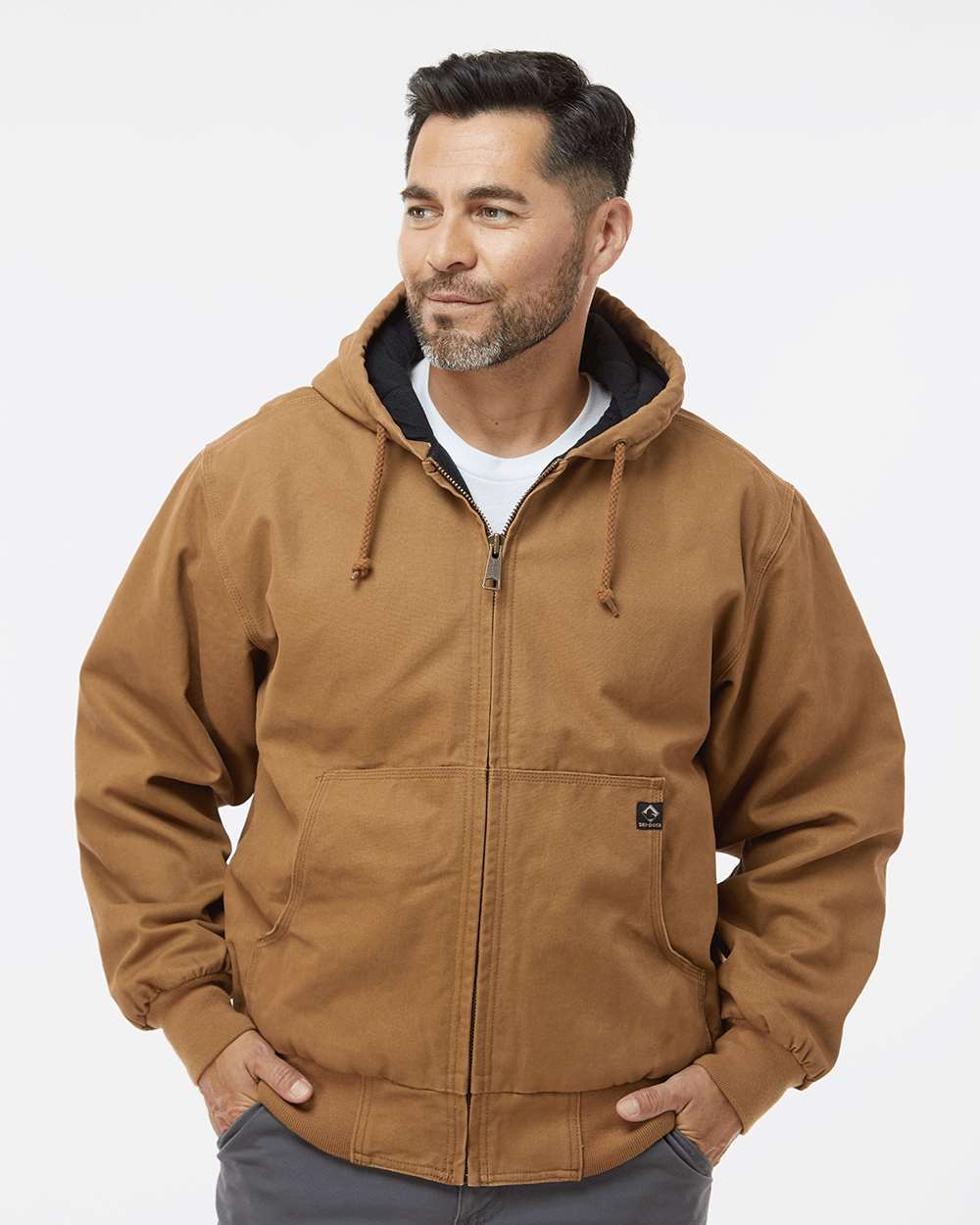 Men's Cheyenne Boulder ClothÂ™ Hooded Jacket with Tricot Quilt Lining