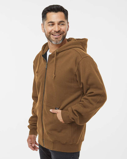 Men's Tall Crossfire Heavyweight Power Fleece Hooded Jacket with Thermal Lining