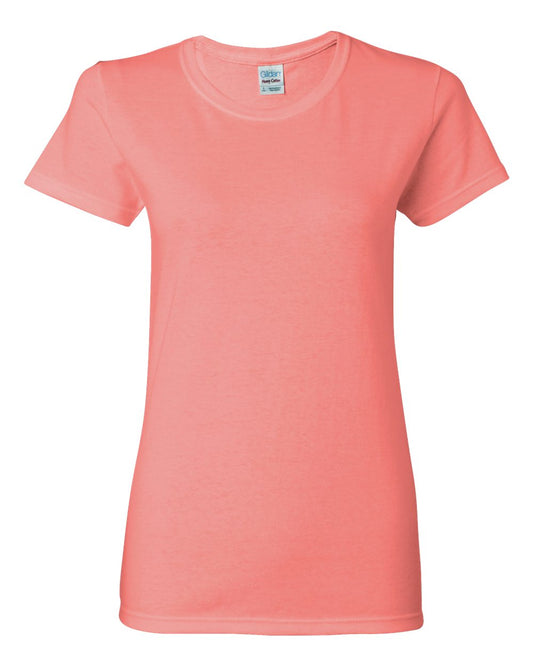 Fashion Gildan 5000L GD Crew Neck T Shirt Cornsilk X-Large