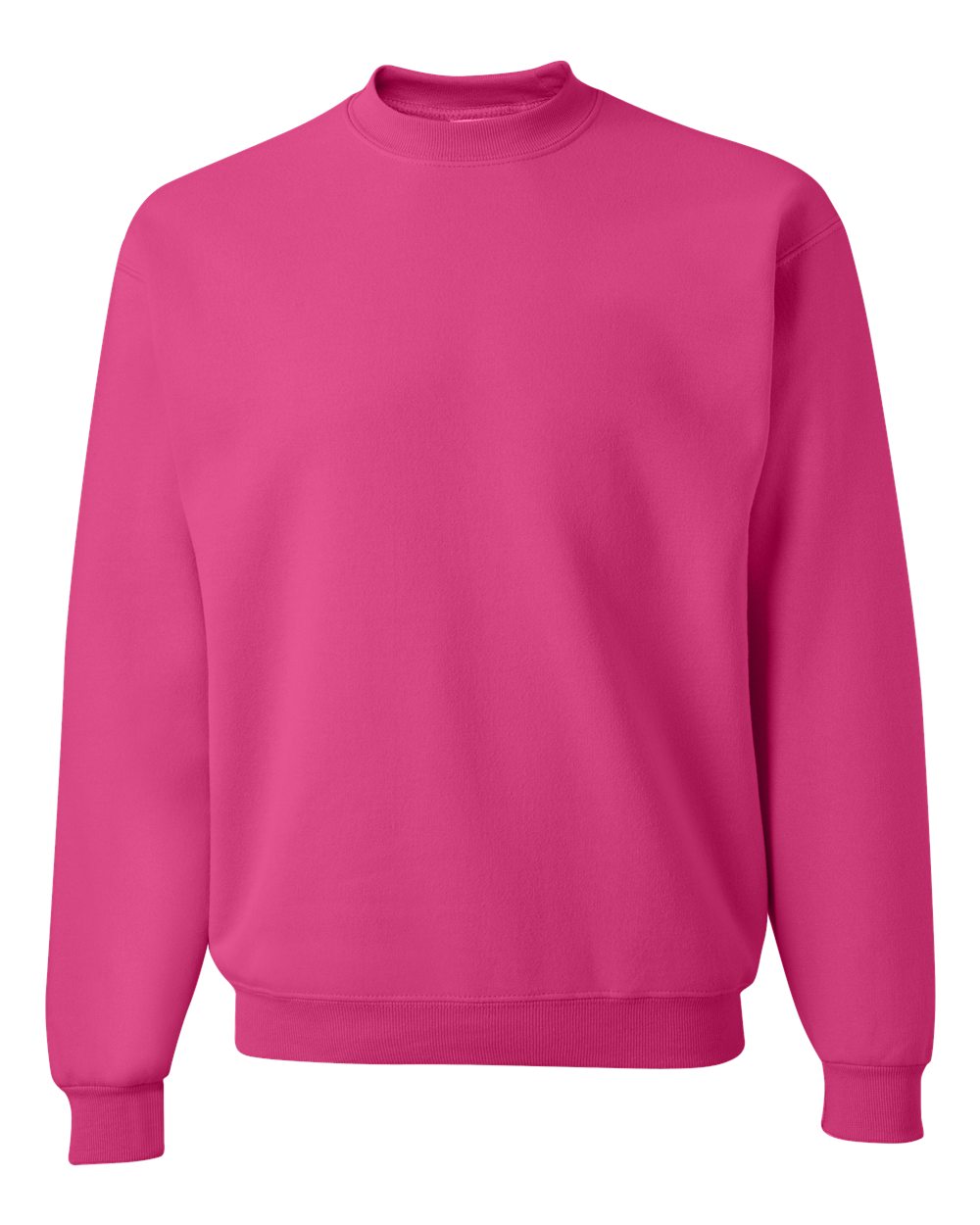 Jerzees Adult 8 oz. NuBlendÂ® Fleece Crew 4XL CYBER PINK