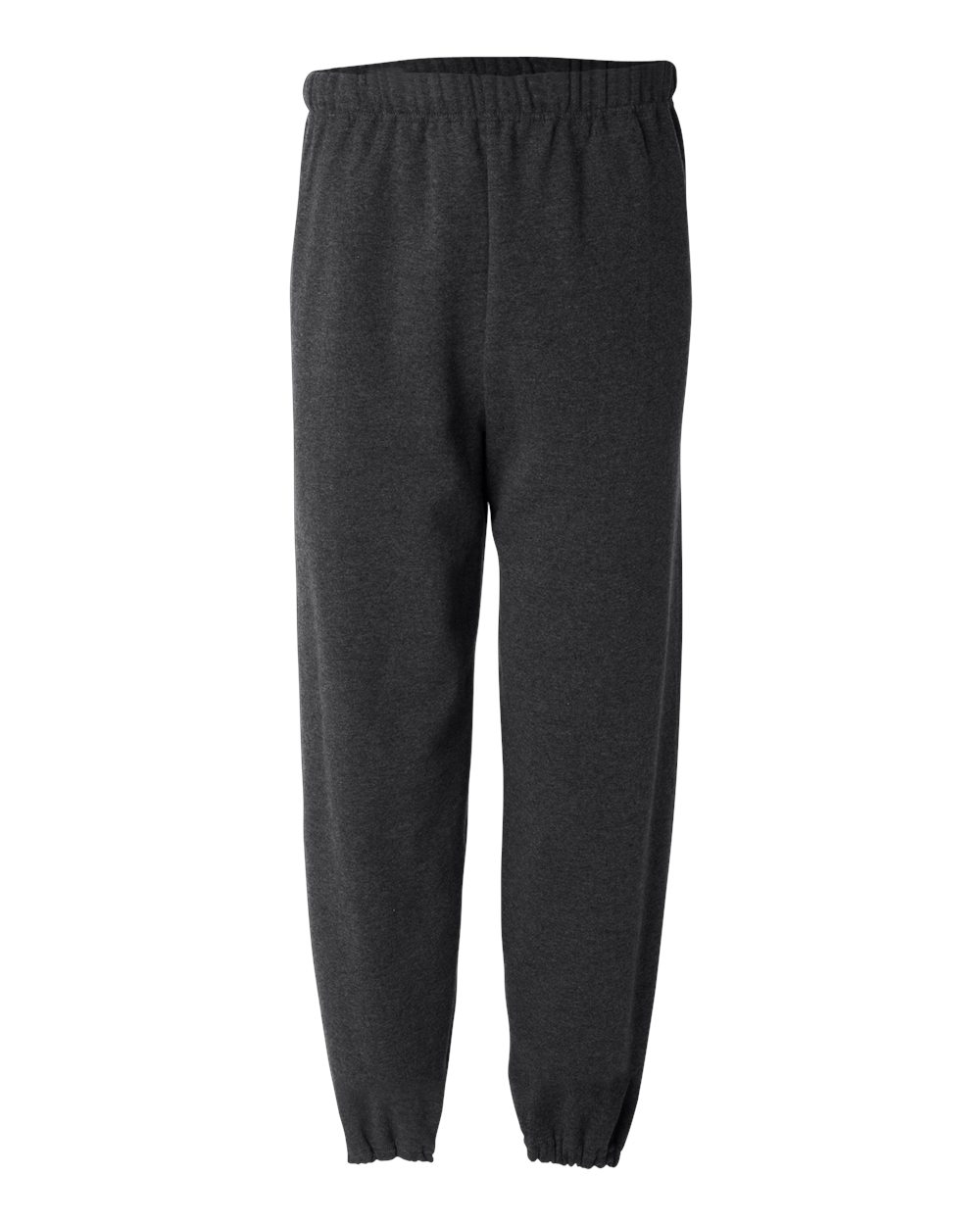 Jerzees Adult 8 oz. NuBlendÂ® Fleece Sweatpants L BLACK HEATHER