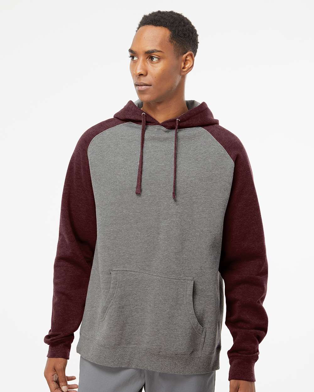 Unisex Raglan Hooded Sweatshirt