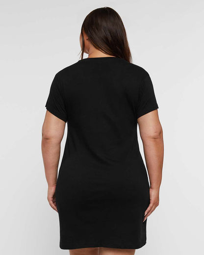 Women's Fine Jersey t-V-Neck Coverup