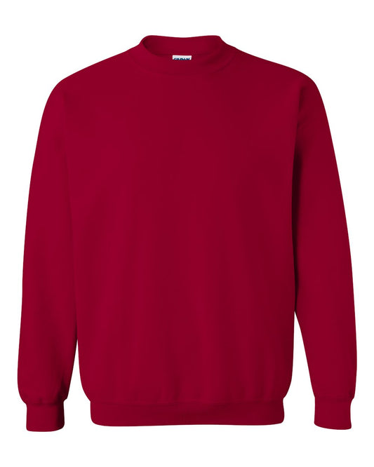 Gildan 18000 - Classic Fit Adult Crewneck Sweatshirt Heavy Blend - First Quality - Cardinal Red - X-Large