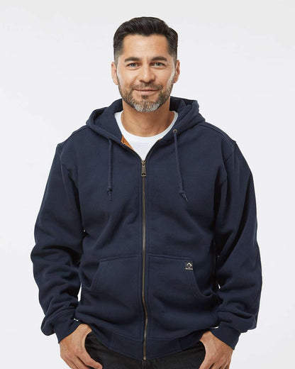 Men's Tall Crossfire Heavyweight Power Fleece Hooded Jacket with Thermal Lining