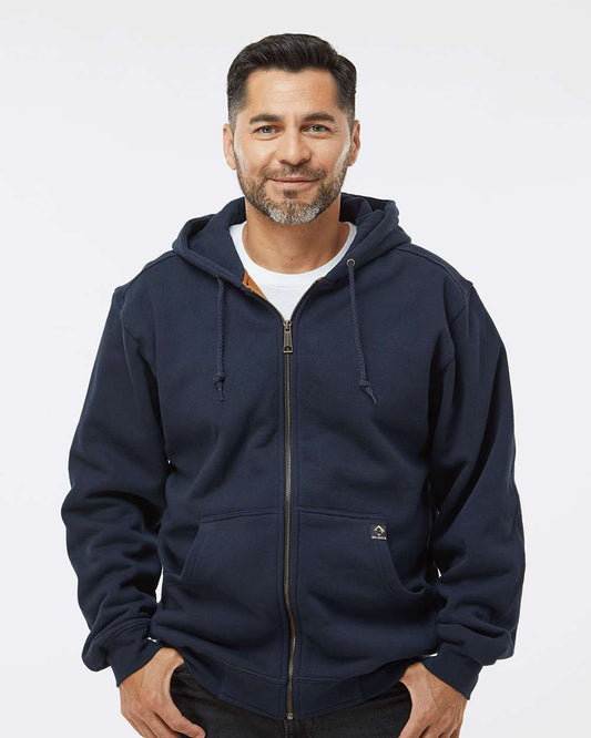 Men's Tall Crossfire Heavyweight Power Fleece Hooded Jacket with Thermal Lining