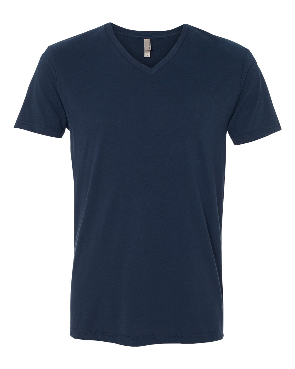 Next Level Men's Premium Sueded Short Sleeve t-V-Neck T-Shirt, M, MIDNIGHT NAVY
