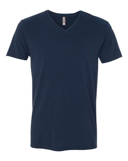 Next Level Apparel 6440 Mens Premium Fitted Sueded V-Neck Tee -2 Pack