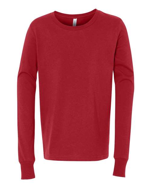 BELLA + CANVAS Youth Jersey Long Sleeve Tee