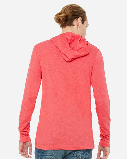 Unisex Jersey Hooded Long Sleeve Tee