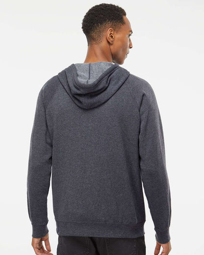Unisex Special Blend Raglan Full-Zip Hooded Sweatshirt