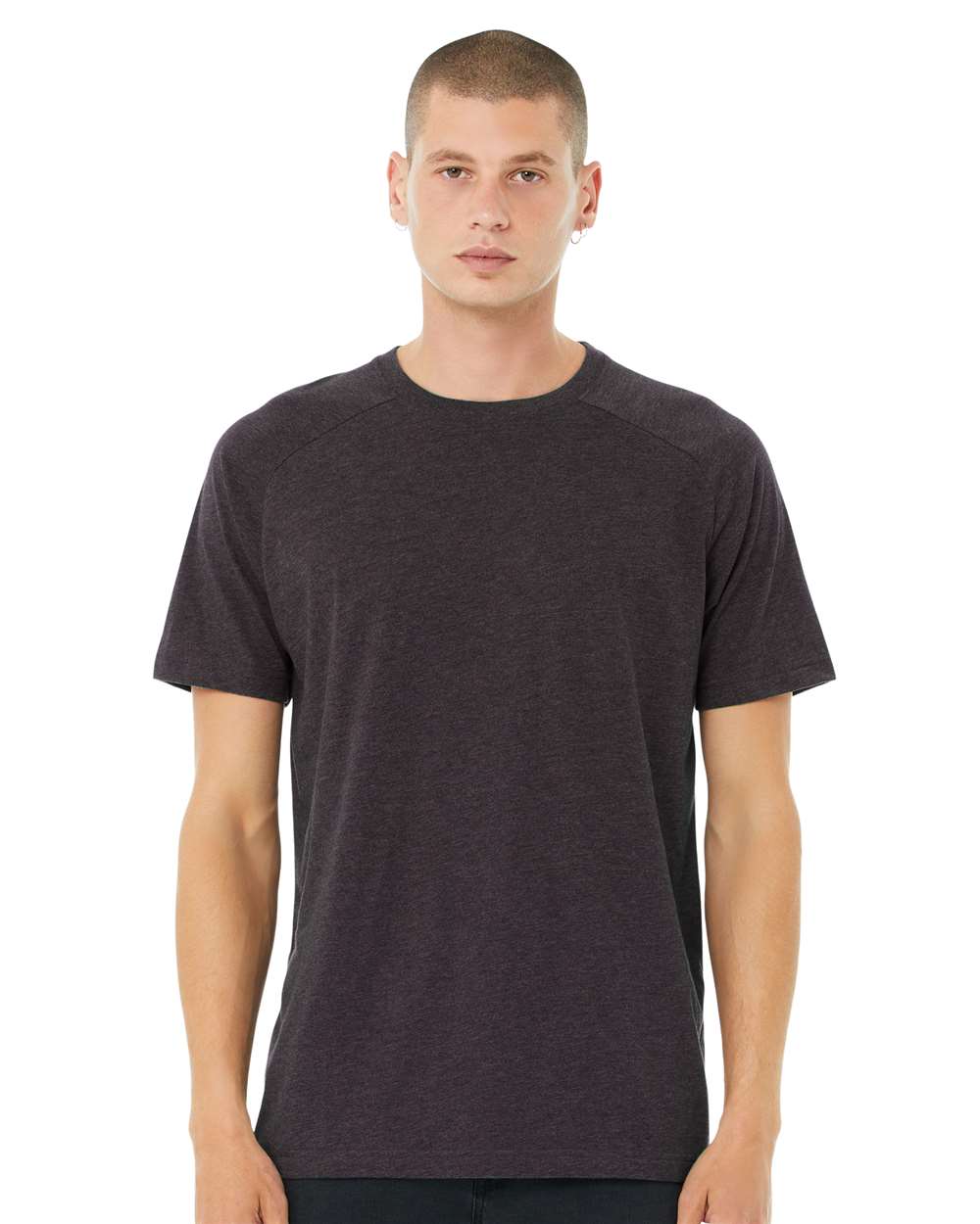 Men's Heather CVC Raglan Tee