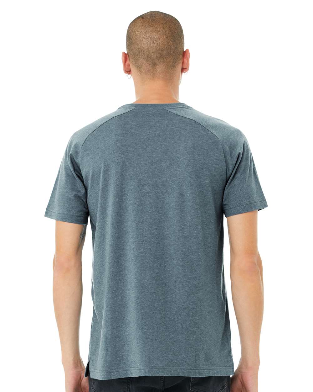 Men's Heather CVC Raglan Tee