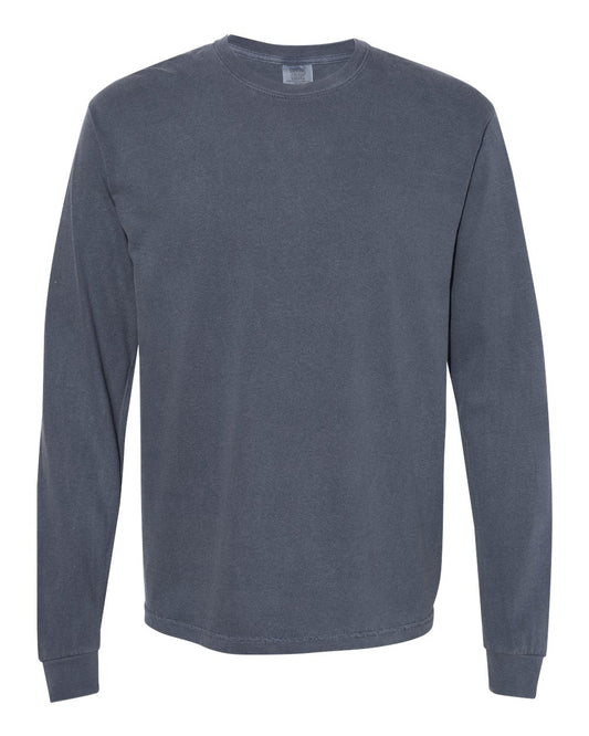 Comfort Colors Adult Long Sleeve Tee, Style 6014 Light Denim, X-Large