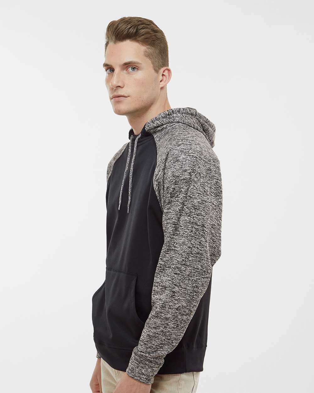 Men's Colorblocked Cosmic Fleece Hooded Sweatshirt