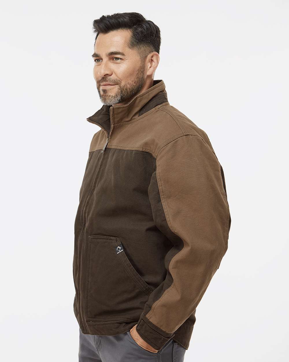 Men's Horizon Two-Tone Boulder ClothÂ™ Canvas Jacket Tall Size